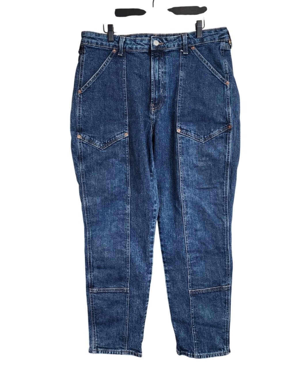 Old Navy High-Waisted OG Straight Utility Jeans Womens Plus Size 16 Tall